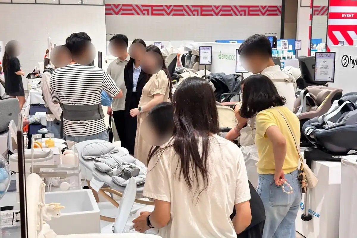 코베 베이비페어 현장 사진