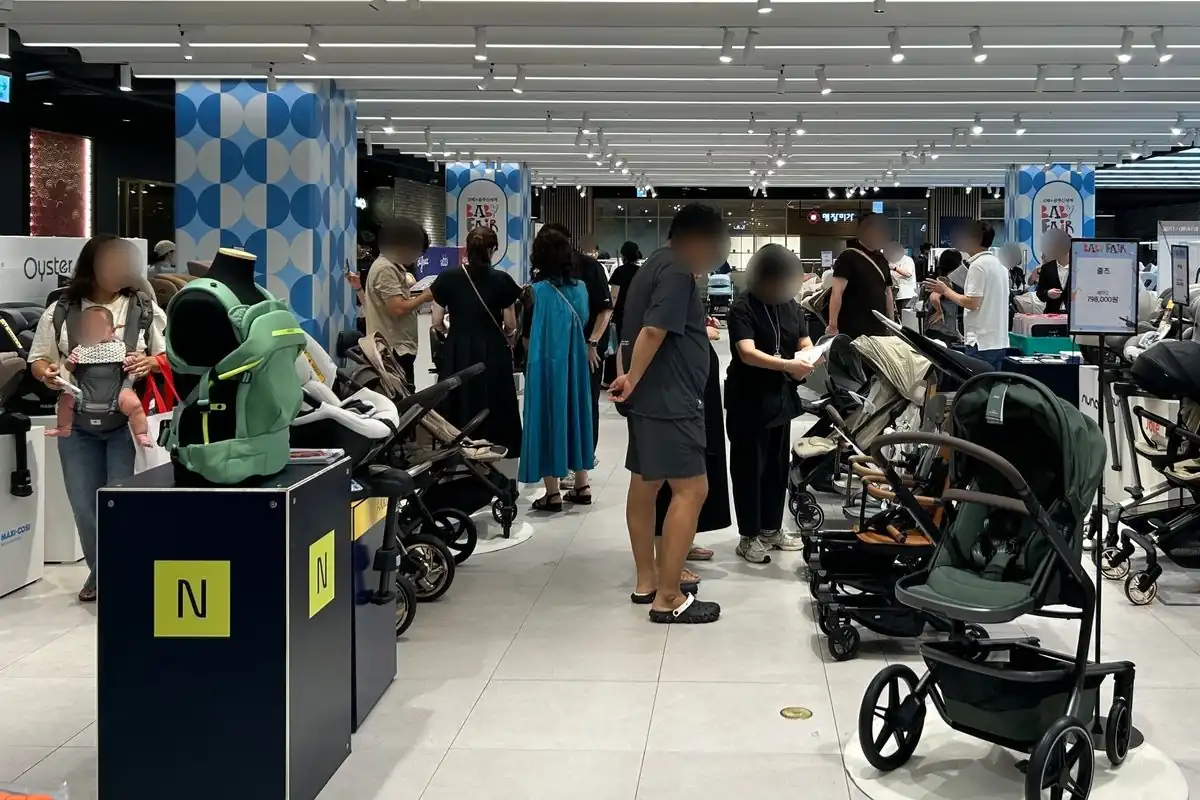 코베 베이비페어 현장 사진