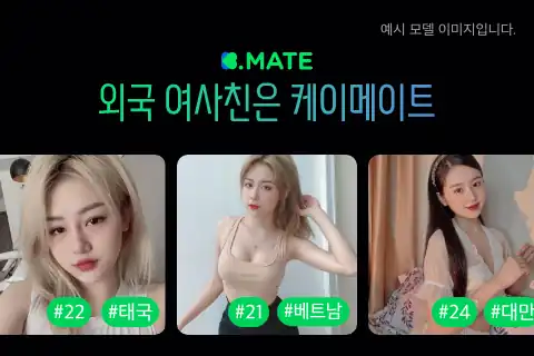 케이메이트 소개 이미지 — 국가별 해외 회원 목록
