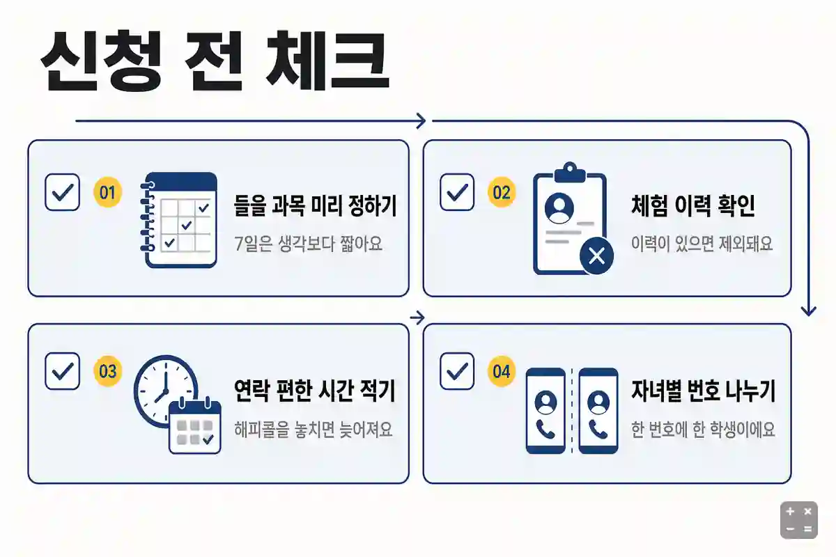엠베스트 무료체험 신청 전 체크리스트