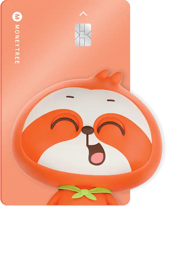 머니트리카드 주황 플레이트