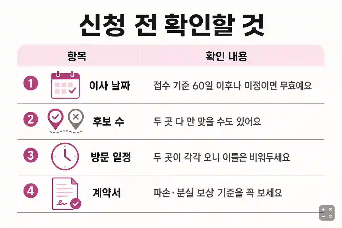 서경석의 이사방 신청 전 체크리스트
