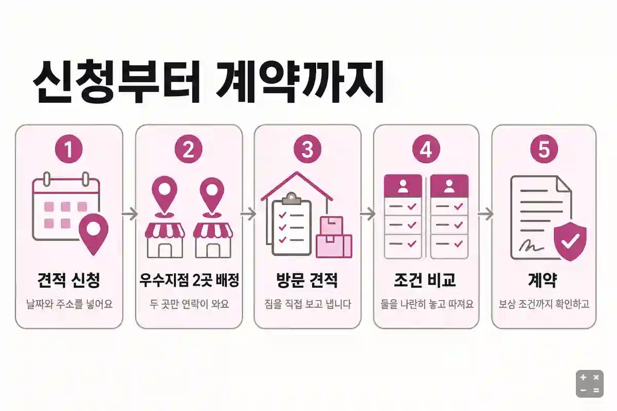 서경석의 이사방 견적 신청부터 계약까지 다섯 단계