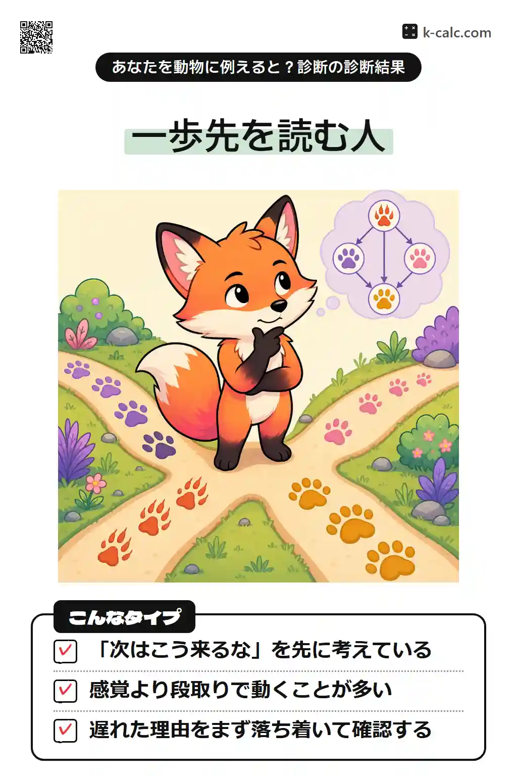 頭脳派キツネタイプ